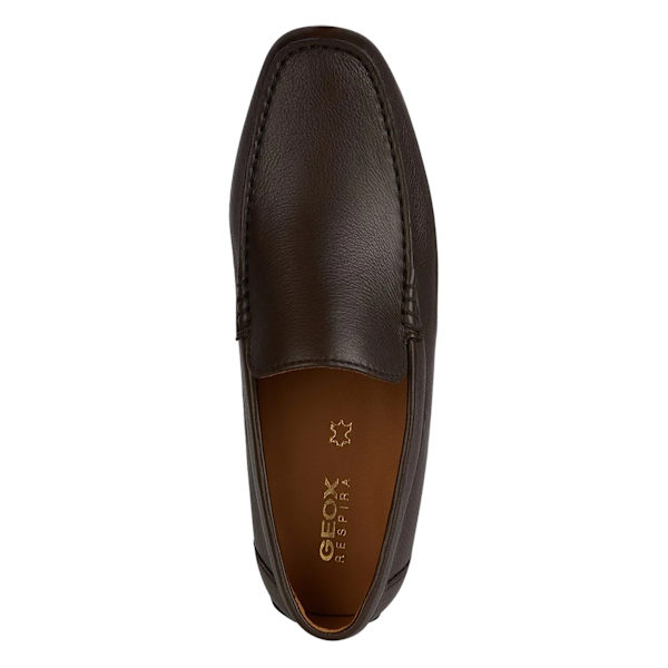 Geox Herr U Kosmopolis Läder Grip Mockasiner 7 UK Mörkbrun Dark Brown 7 UK