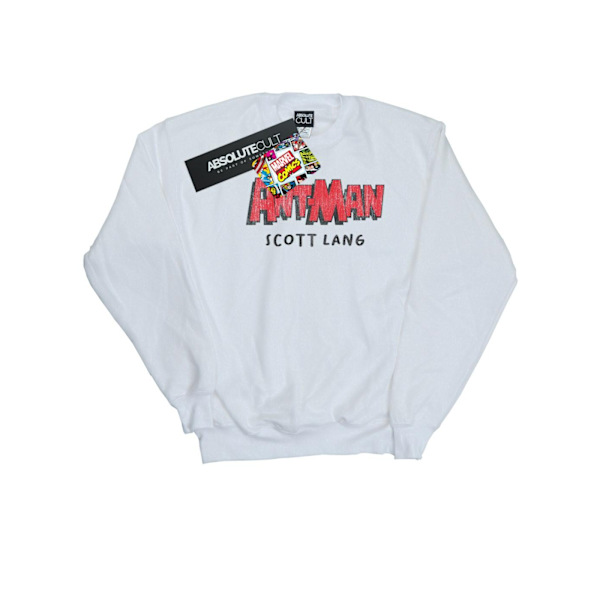 Marvel Girls Ant-Man AKA Scott Lang Sweatshirt 12-13 år Vit White 12-13 Years
