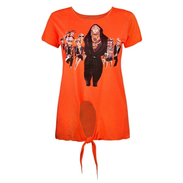 Blood Is The New Black Dam/Dam Arabesque T-shirt L Orange Orange L