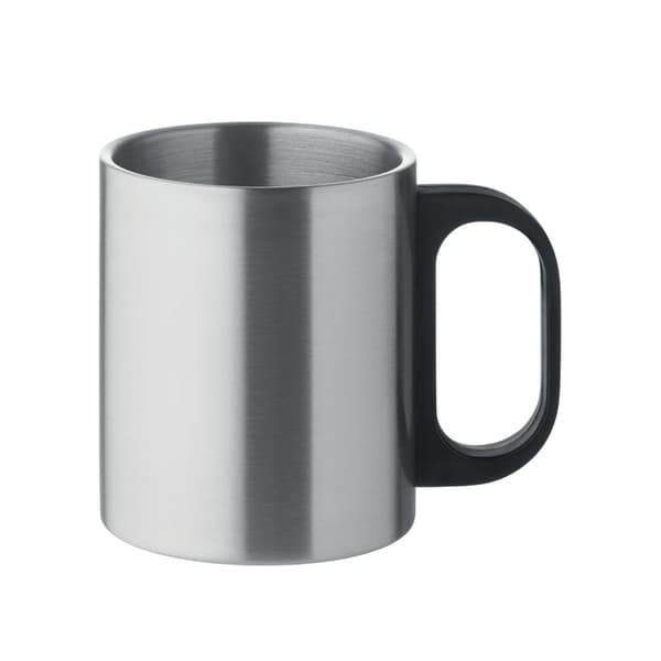 MidOcean Taniss Dubbelväggig 300ml Mugg One Size Matt Silver Matt Silver One Size