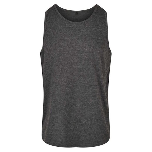 Bygg ditt varumärke Herr Basic Tank Top XS Charcoal Charcoal XS