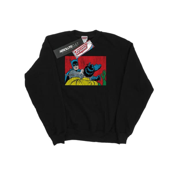 DC Comics Dam/Kvinnor Batman Robin Slap Sweatshirt M Svart Black M