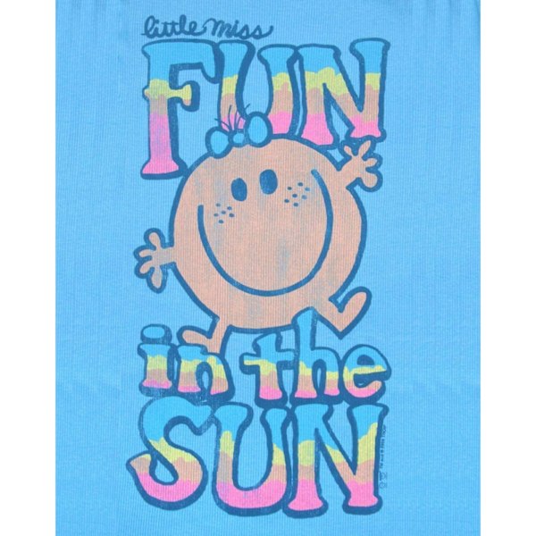 Junk Food Damkläder/Dam Fun In The Sun Little Miss Slim Vest S Blue S