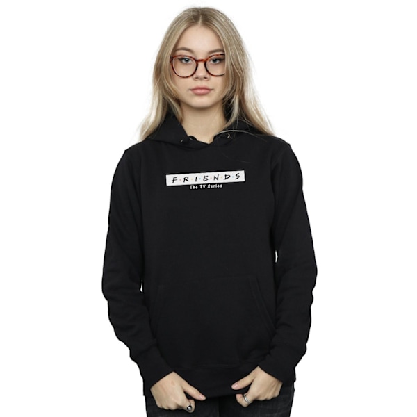 Friends Dam/Kvinnor Logo Block Hoodie M Svart Black M