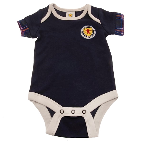 Skottland FA Baby 2022-23 Body (2-pack) 6-9 månader Marinblå/Vit Navy/White 6-9 Months