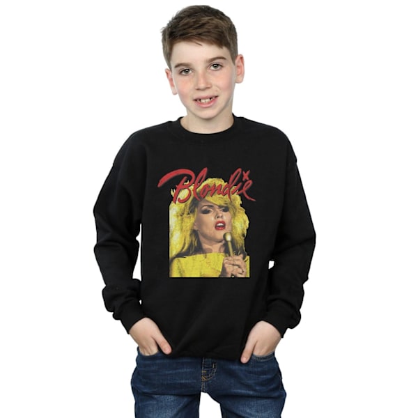 Blondie Boys Singing With Mic Sweatshirt 12-13 År Svart Black 12-13 Years