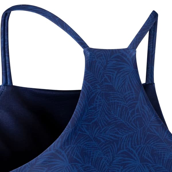 Trespass Dam/Kvinnor Harlow Palm Leaf Badtopp M Blå Blue M