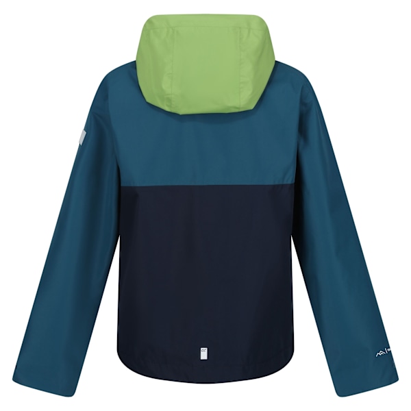 Regatta Barn/Barn Hanleigh Vattentät Jacka 14 År Piqu Piquant Green/Moroccan Blue/Navy 14 Years