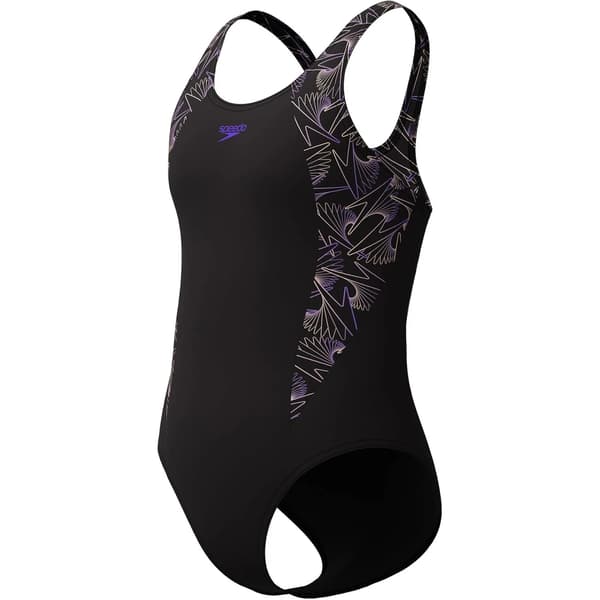 Speedo Hyperboom Splice Muscleback baddräkt för barn Peach 5-6 Years