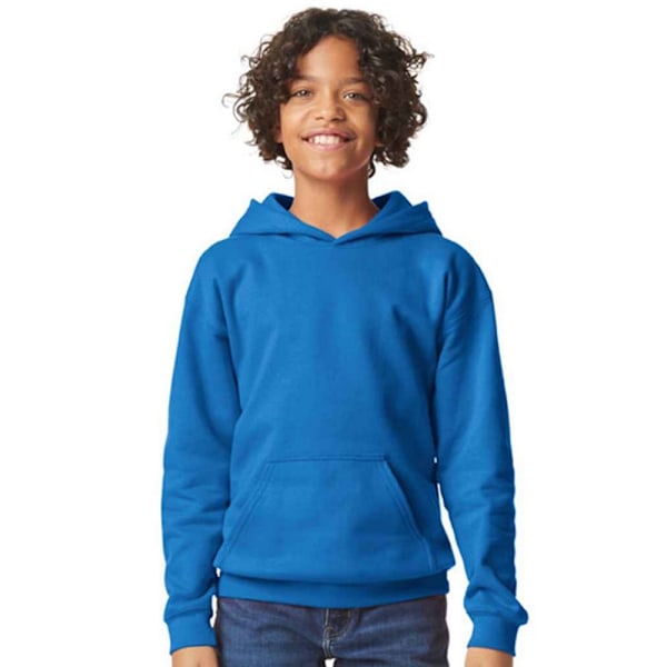 Gildan Barn/Kids Softstyle Enfärgad Mellantung Hoodie 5-6 År Royal Blue 5-6 Years