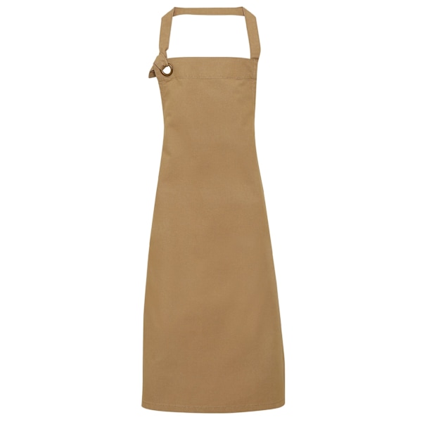 Premier Unisex Calibre Heavy Cotton Canvas Haklappsförkläde One Size K Khaki One Size