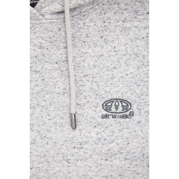 Animal Mens Nick Organic Heavyweight Hoodie S Grå Grey S