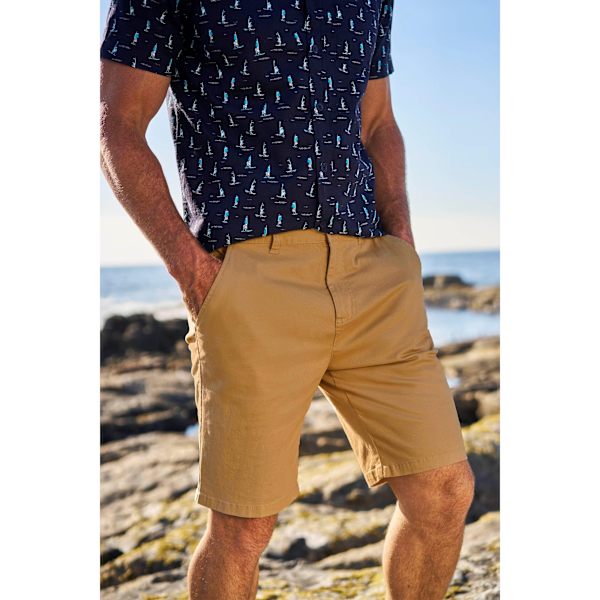 Mountain Warehouse Herr Organic Chino Shorts 38R Ljus Beige Light Beige 38R