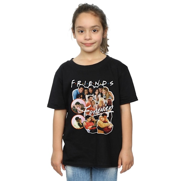 Friends Girls The One With All The Hugs Bomull T-shirt 12-13 år Black 12-13 Years