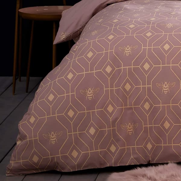 Furn Bee Deco Påslakan Set Enkelsäng Blush Röd Blush Red Single