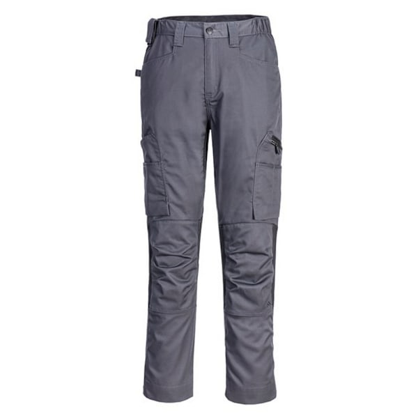 Portwest Unisex Stretch Arbetsbyxor 36R Metal Grey Metal Grey 36R