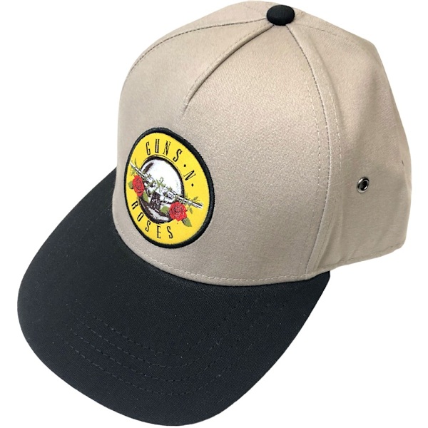 Guns N Roses Unisex Vuxen Cirkellogotyp Snapback Cap En Storlek Bla Black/Sand One Size