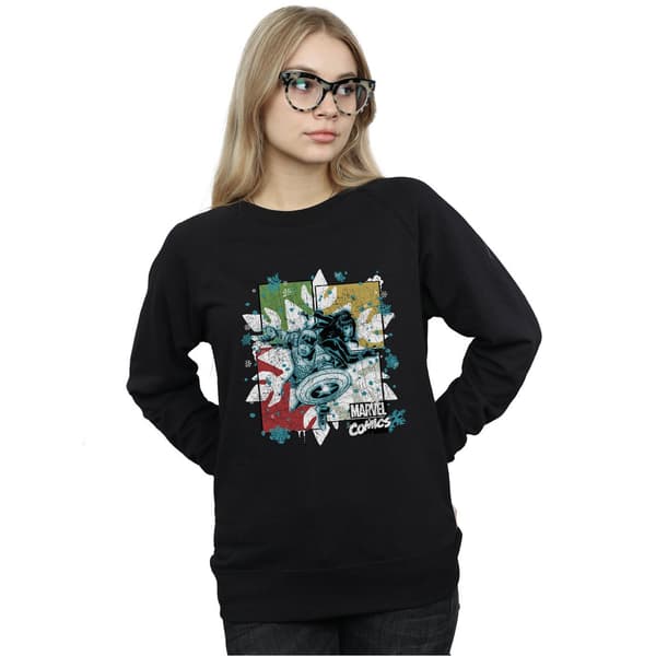 Marvel Dam/Damer Jul Black Widow Sweatshirt S Svart Black S