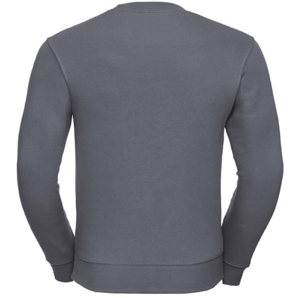 Russell Herr Authentic Sweatshirt (Smalare Passform) 4XL Convoy Grå Convoy Grey 4XL