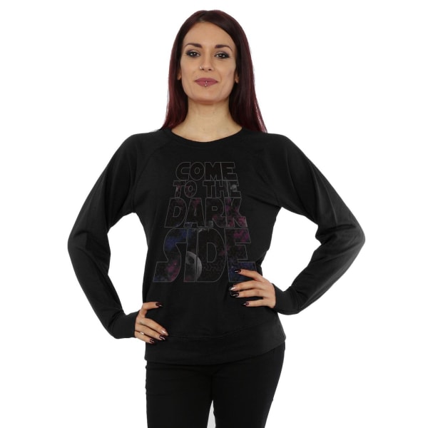 Star Wars Womens/Ladies Come To The Dark Side Sweatshirt XS Bla Black XS