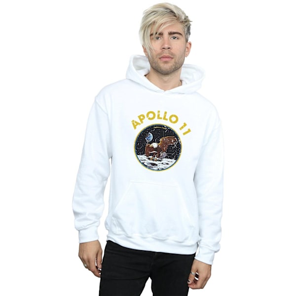 NASA Classic Apollo 11 Hoodie XL Vit White XL