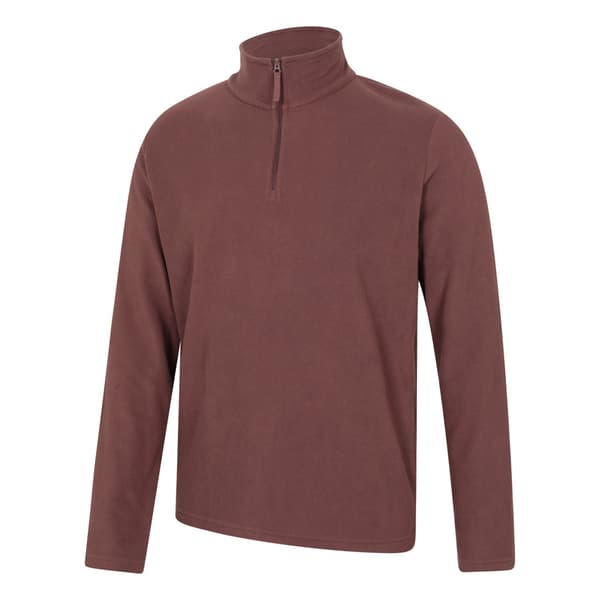 Mountain Warehouse Herr Camber II Half Zip Fleecetröja M Mörkbrun Dark Brown M