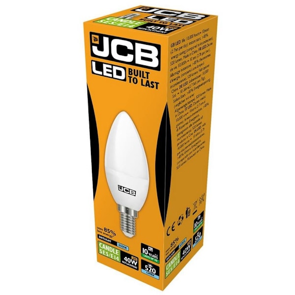 JCB LED-ljus 520lm Opal 6w Ljuskälla E14 6500k En Storlek Vit White One Size