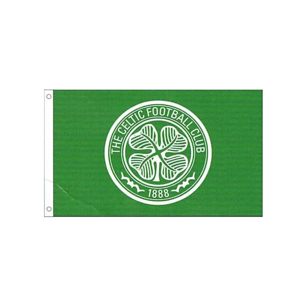 Celtic FC Core Crest Flag One Size Green Green One Size