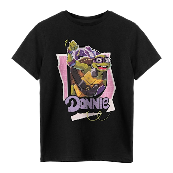 Teenage Mutant Ninja Turtles Pojkar Donatello Kortärmad T-shirt Black 13-14 Years