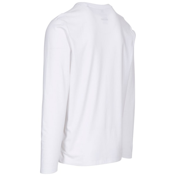 Trespass Mens Wrenburyton långärmad T-shirt S Vit White S