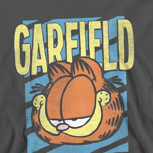 Garfield Unisex Vuxen Rad Sweatshirt XL Kolgrå Charcoal XL