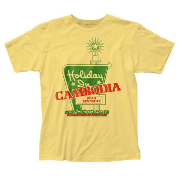 Dead Kennedys Unisex Adult Holiday In Cambodia T-Shirt M Daisy Daisy Yellow M