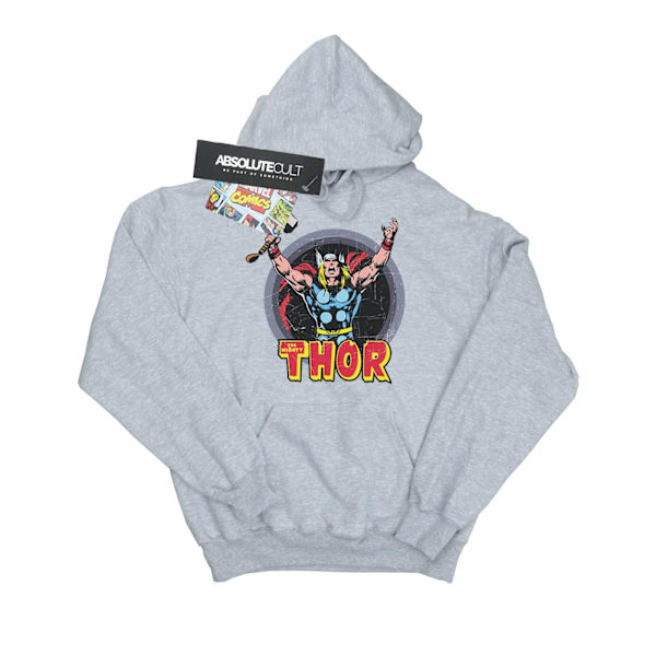 Marvel Herr Thor Arms Hoodie L Heather Grey Heather Grey L