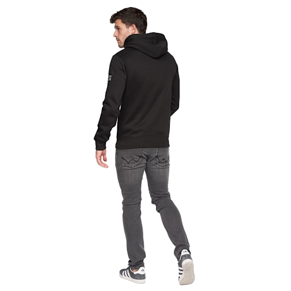 Duck and Cover Mens Stocktons Hoodie S Svart Black S