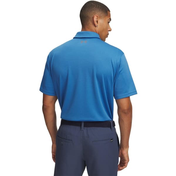 Under Armour Tech Mesh Pikétröja för män L Aegean Blue Aegean Blue L