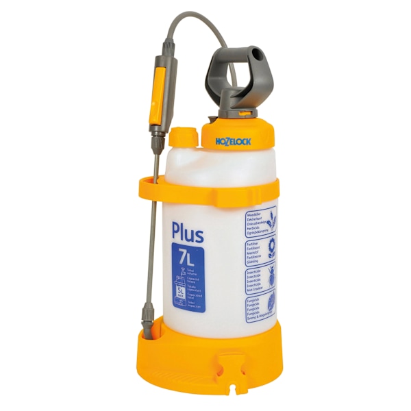 Hozelock tryckspruta Plus 7L vit/gul White/Yellow 7L