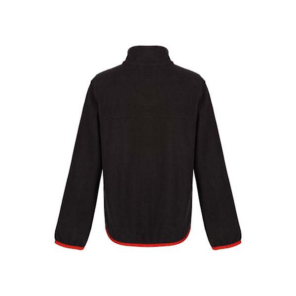 Regjun Microfleece Full Zip Fleecejacka för pojkar 3-4 år Svart/ Black/Classic Red 3-4 Years