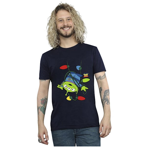 Disney Toy Story Julbelysning Aliens T-shirt XL Marinblå B Navy Blue XL