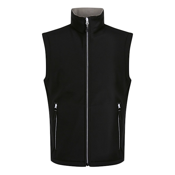 Regatta Professional Herr Softshell 2 Lager Kroppsvärmare M Svart Black/Mineral Grey M