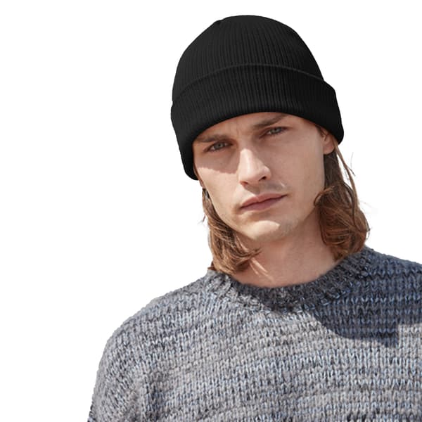 Beechfield Ekologisk Bomulls Mössa One Size Svart Black One Size