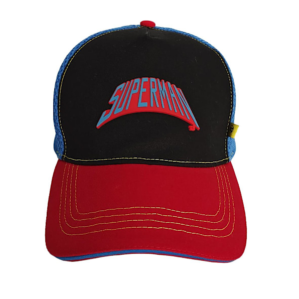 Superman Retro Logo Baseball Cap En Storlek Blå/Röd/Svart Blue/Red/Black One Size