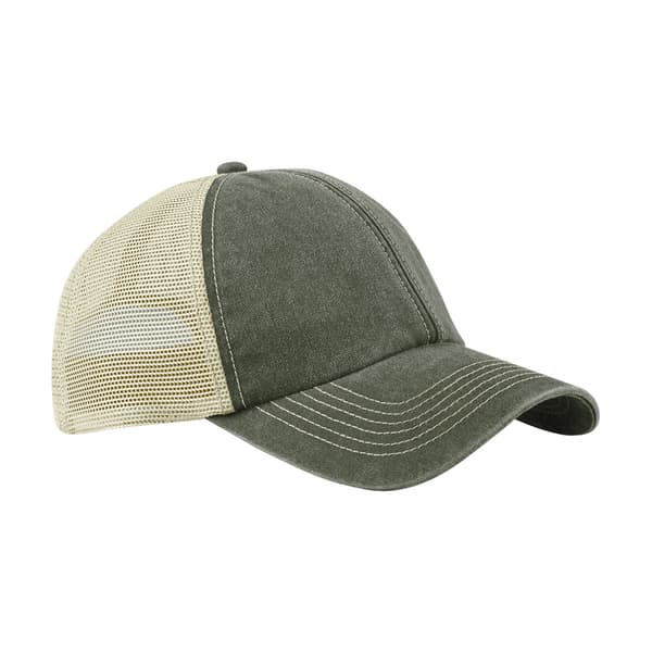 Beechfield Vintage 6 Panel Trucker Keps One Size Vintage Oliv/S Vintage Olive/Stone One Size