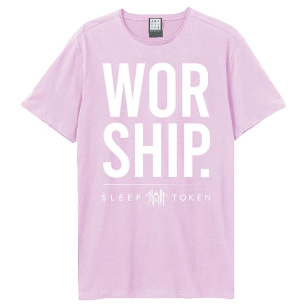 Amplified Unisex Vuxen Worship Sleep Token T-Shirt L Kol Charcoal L