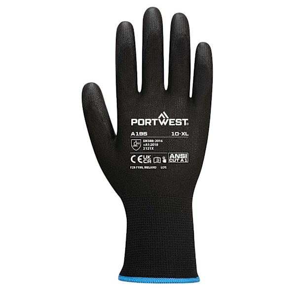 Portwest Unisex Vuxen Touch Screen Säkerhetshandskar XS Svart Black XS