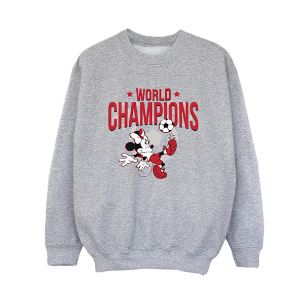 Disney Boys Minnie Mouse World Champions Sweatshirt 3-4 år S Sports Grey 3-4 Years