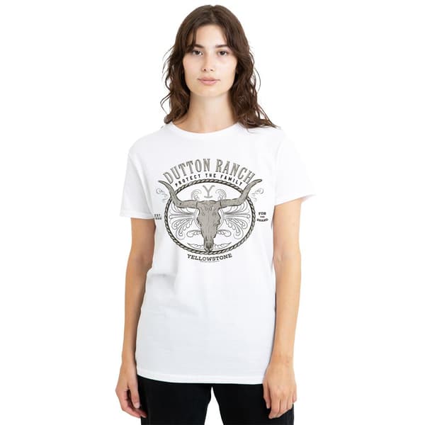 Yellowstone Unisex Vuxen Dutton Ranch T-Shirt S Vit White S