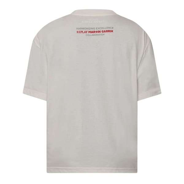Replay Herr Martin Garrix Bomull Oversized T-shirt M Vit White M