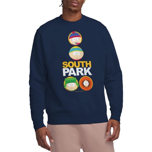 South Park Unisex Vuxen Solid Circles Sweatshirt S Marinblå Navy S