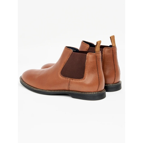 Duck and Cover Herr Maxwall Läder Chelsea Boots 9 UK Tan Tan 9 UK