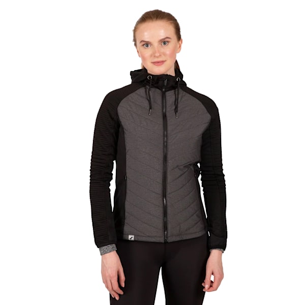 Trespass Dam/Kvinnor Grace Sports Full Zip Hoodie XXL Svart Black XXL